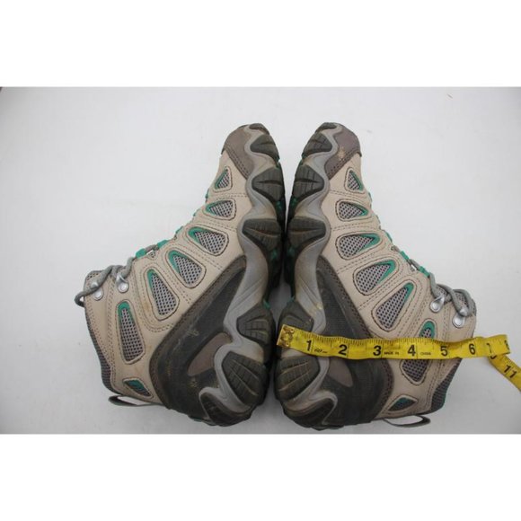 Oboz Sawtooth II Mid Womens Size 7.5 Leather Waterproof Hiking Trail Boots Brown - Picture 6 of 11